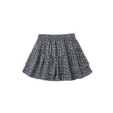 Tiered Mini Skirt Heart Ditsy