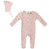 Baby Footie With Floral Print