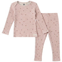 Girls 2 PC Loungewear With Floral Print