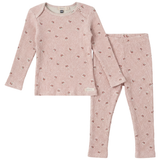 Girls 2 PC Loungewear With Floral Print