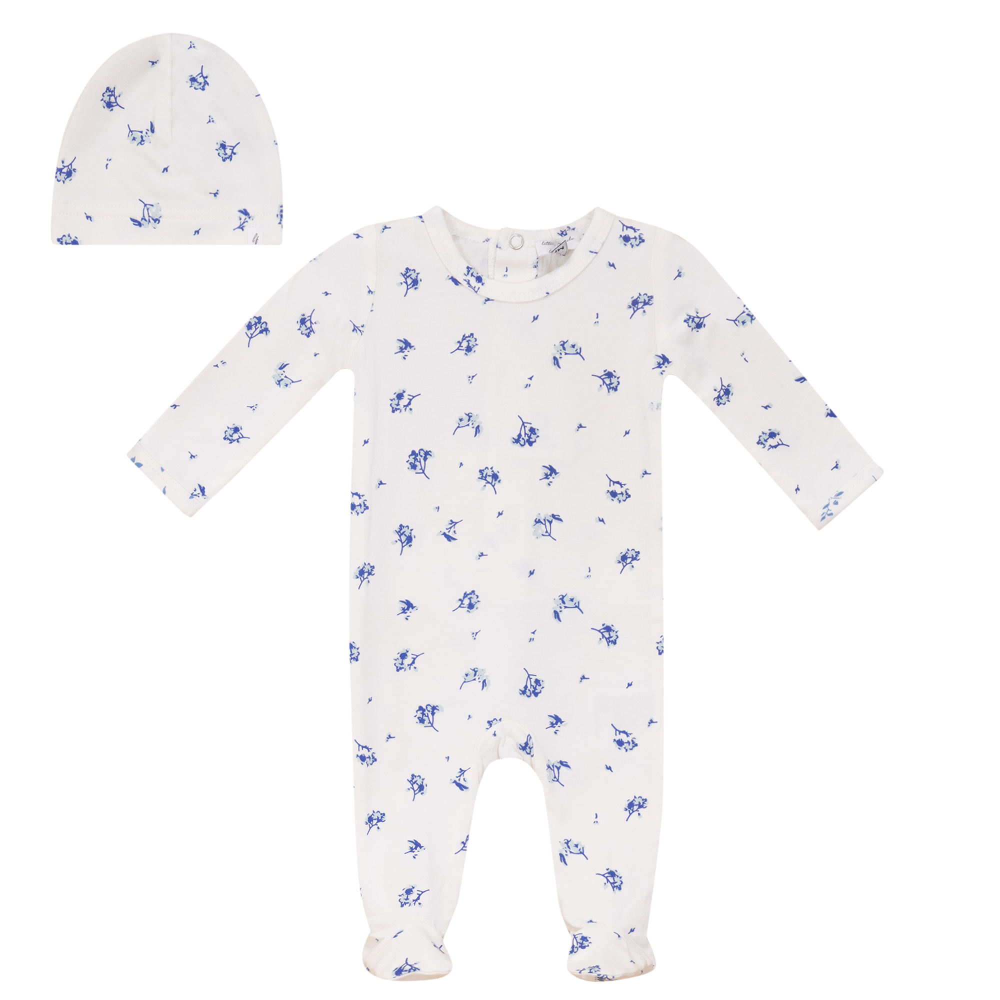 Baby Flower Print Romper Set