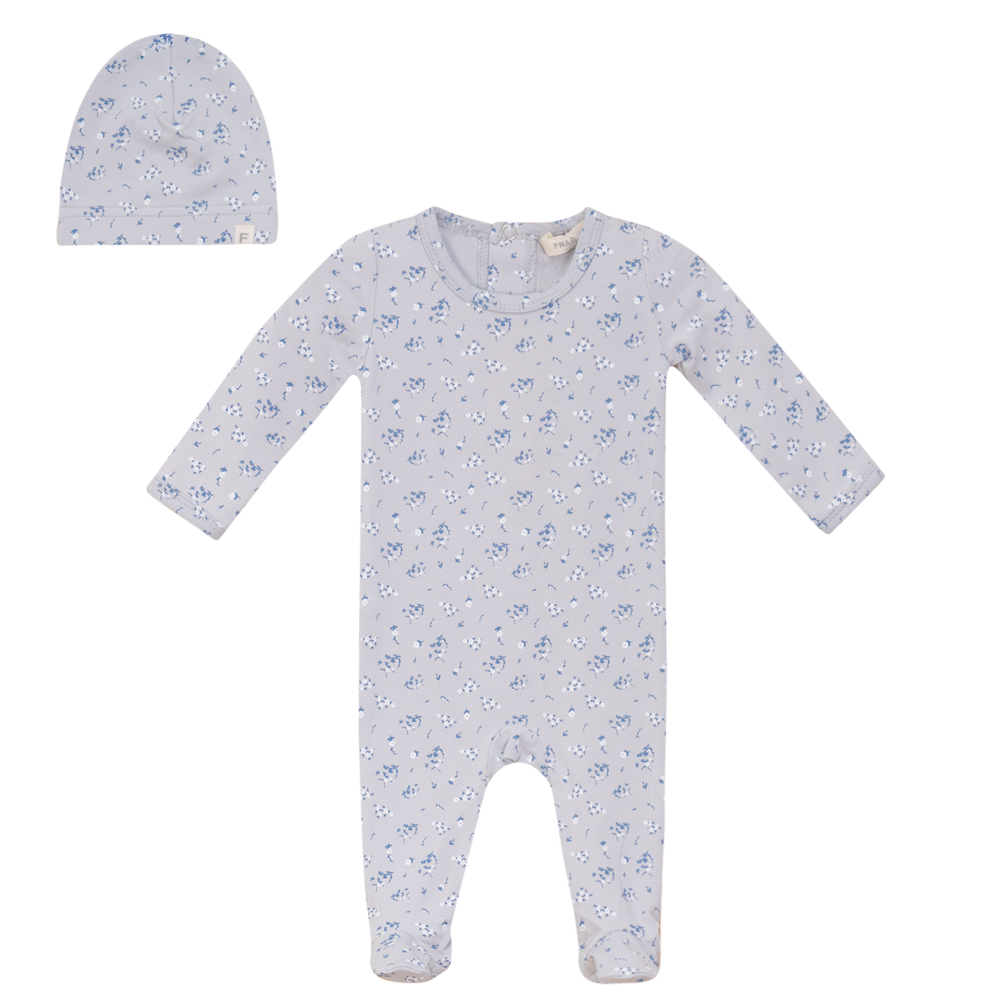 Baby Floral Print Romper Set