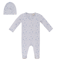 Baby Floral Print Romper Set