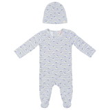 Baby Cherry Print Romper Set