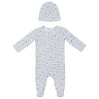 Baby Cherry Print Romper Set