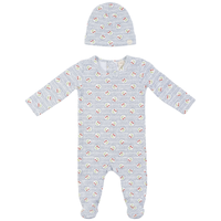 Baby Cherry Print Romper Set
