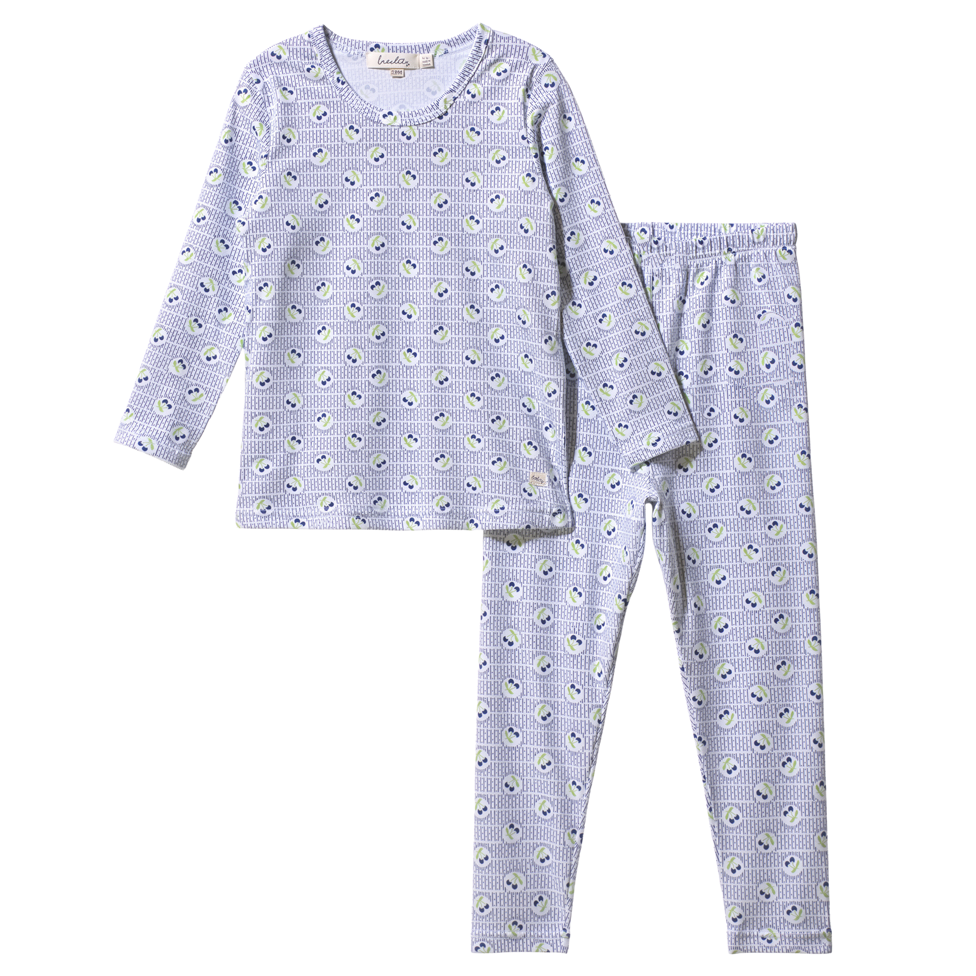 Boys Cherry Print Long 2 PCS Set