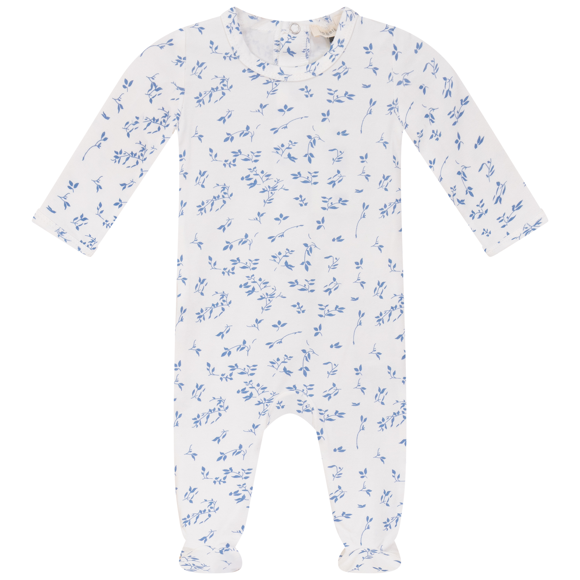 Baby Leaves Print Romper Set