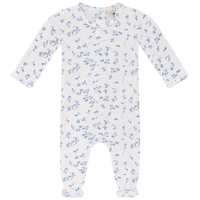 Baby Leaves Print Romper Set