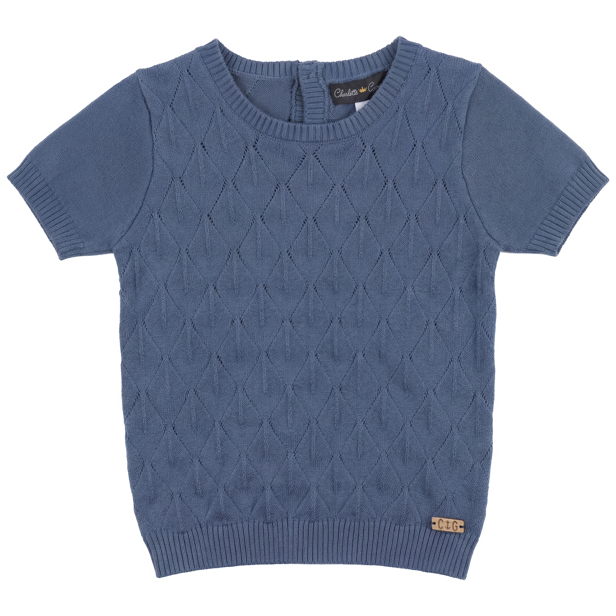 Diamond Pattern Knit Sweater