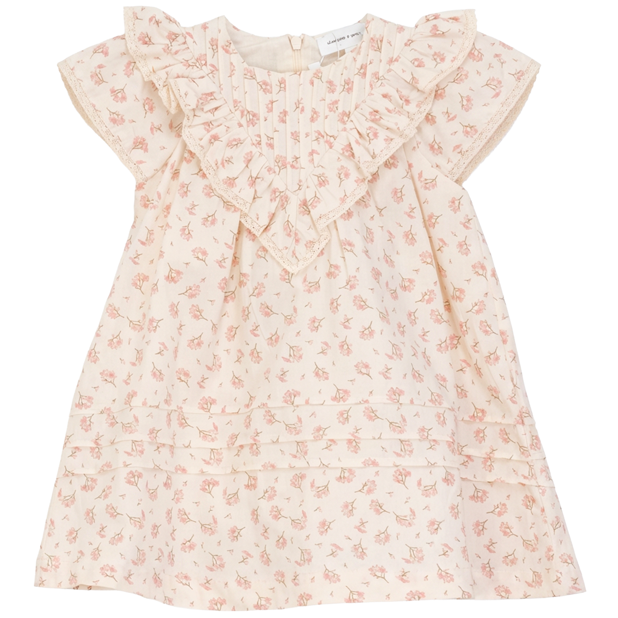 Girls Jumper Dress With V Shape Yokes