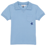 Boys Top With Rib Collar And Star Detail