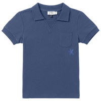 Boys Top With Rib Collar And Star Detail