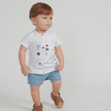 Boys Denim Short 2 PCS Set