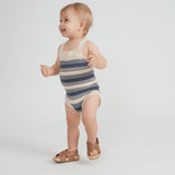 Baby Stripe Textured Knit Onesie