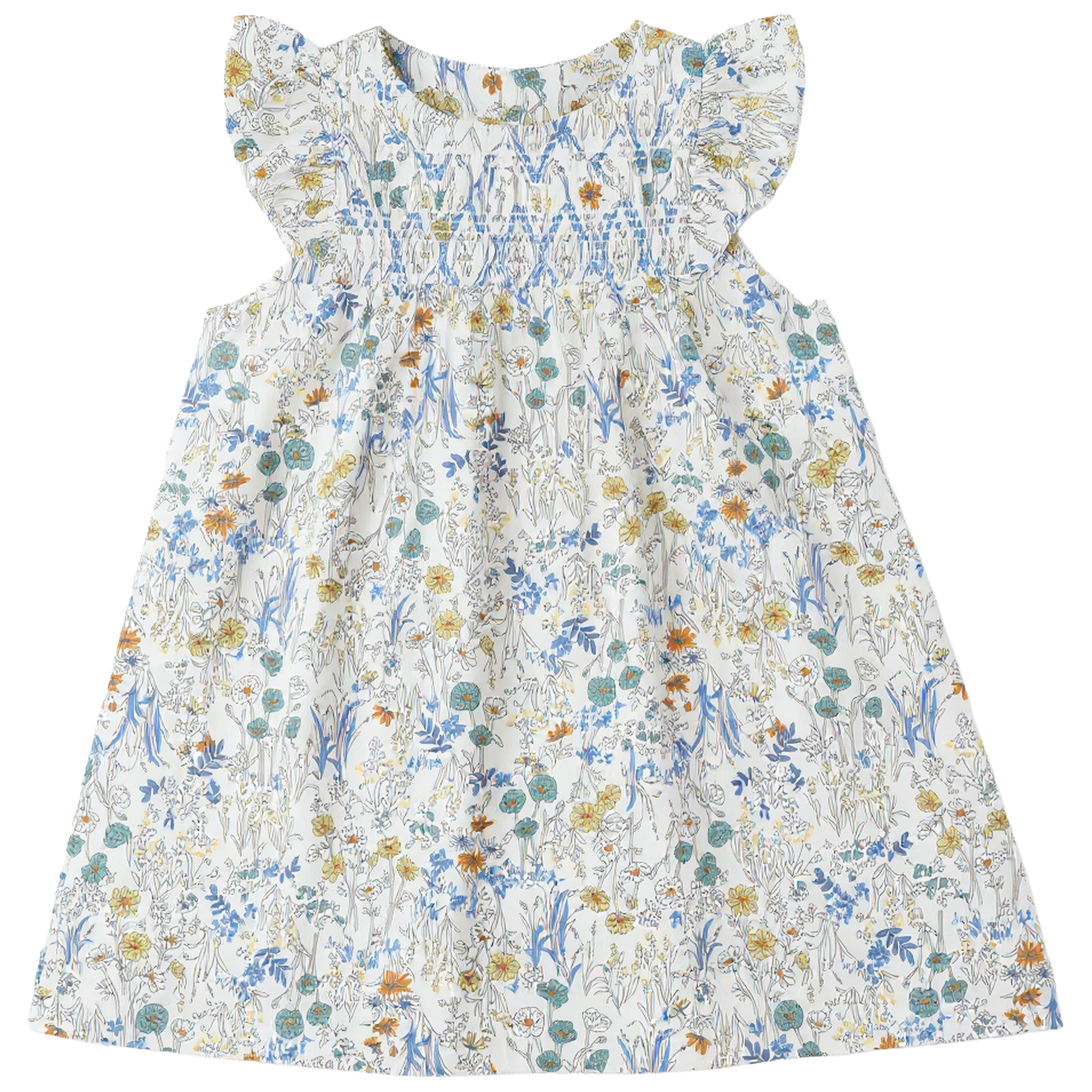 Girls Jumper In Flower fabric