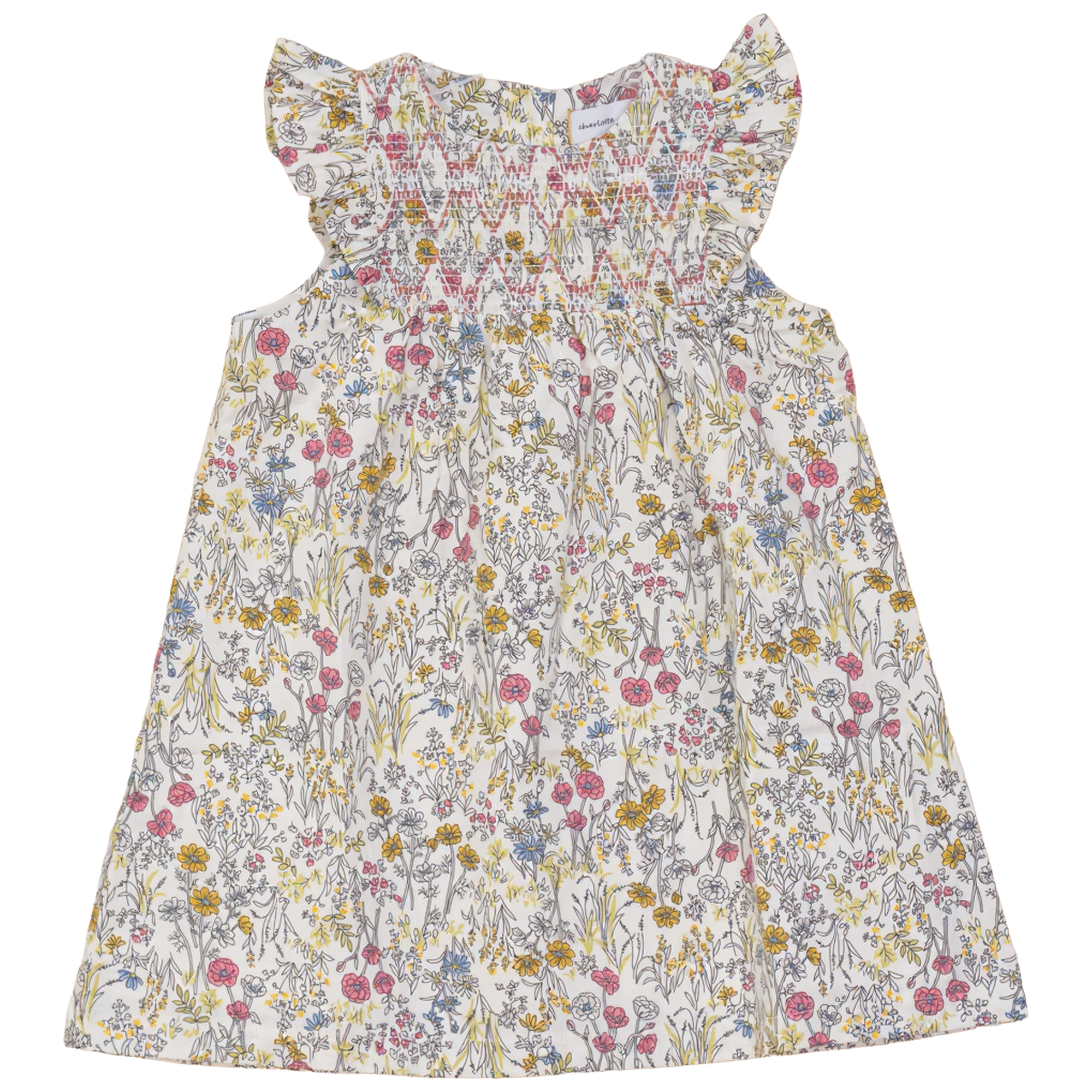 Girls Jumper In Flower fabric
