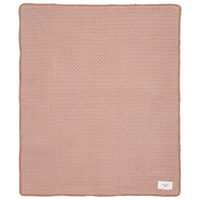 Baby Blanket In Textured Waffle Fabric