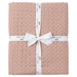Baby Blanket In Textured Waffle Fabric