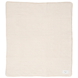 Baby Blanket In Textured Waffle Fabric