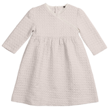 Girls Dress In Textured Waffle Fabric
