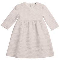 Girls Dress In Textured Waffle Fabric