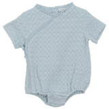 Baby One Piece Wrap In Textured Waffle