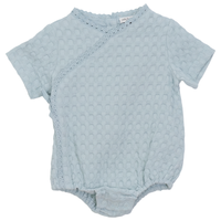 Baby One Piece Wrap In Textured Waffle