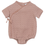 Baby One Piece Wrap In Textured Waffle