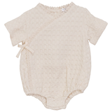 Baby One Piece Wrap In Textured Waffle