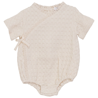 Baby One Piece Wrap In Textured Waffle