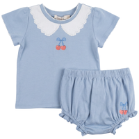 Cherry Printed Girl Set