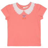 Girls Cherry Printed T Shirt