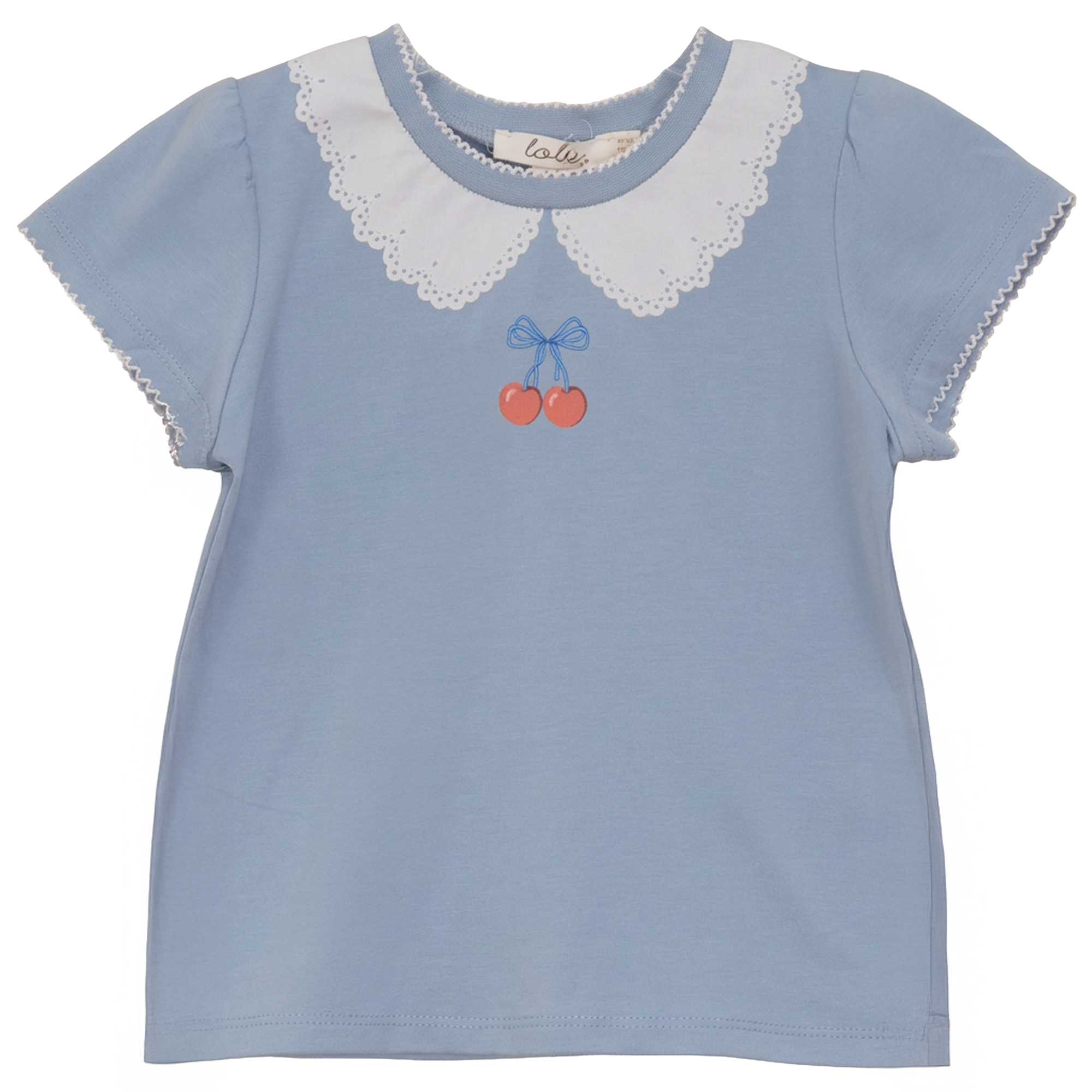 Girls Cherry Printed T Shirt