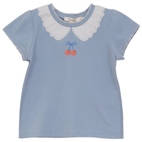 Girls Cherry Printed T Shirt