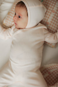 Baby Romper Set With Contrast Trim