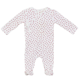 Baby Pointelle With Small Flower Print Romper