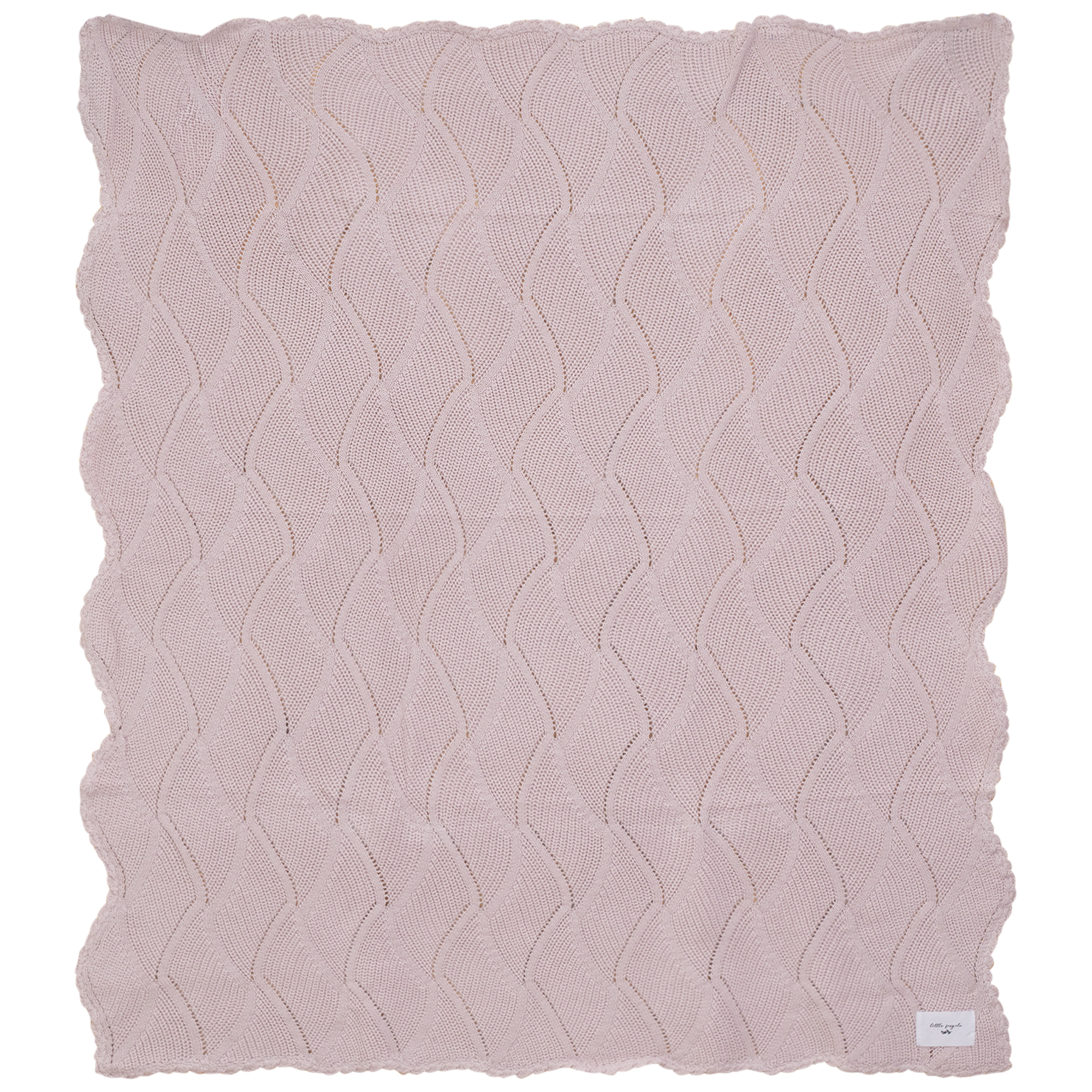 Baby Chunky Blanket Jersey Knit Texture