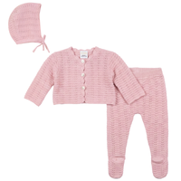 Girls Hat And Cardigan With Legging In Knit