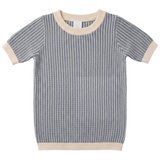 Boys Crew In Knit Texture