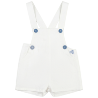 Baby Overall With Contrast Trim