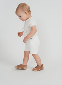Baby Overall With Contrast Trim