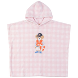Terry Hooded Poncho With Bear