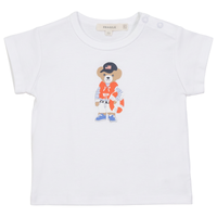 Girls Tee With Bear Print