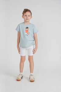 Boys Tee With Bear Print