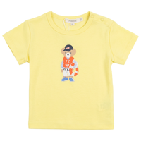 Girls Tee With Bear Print