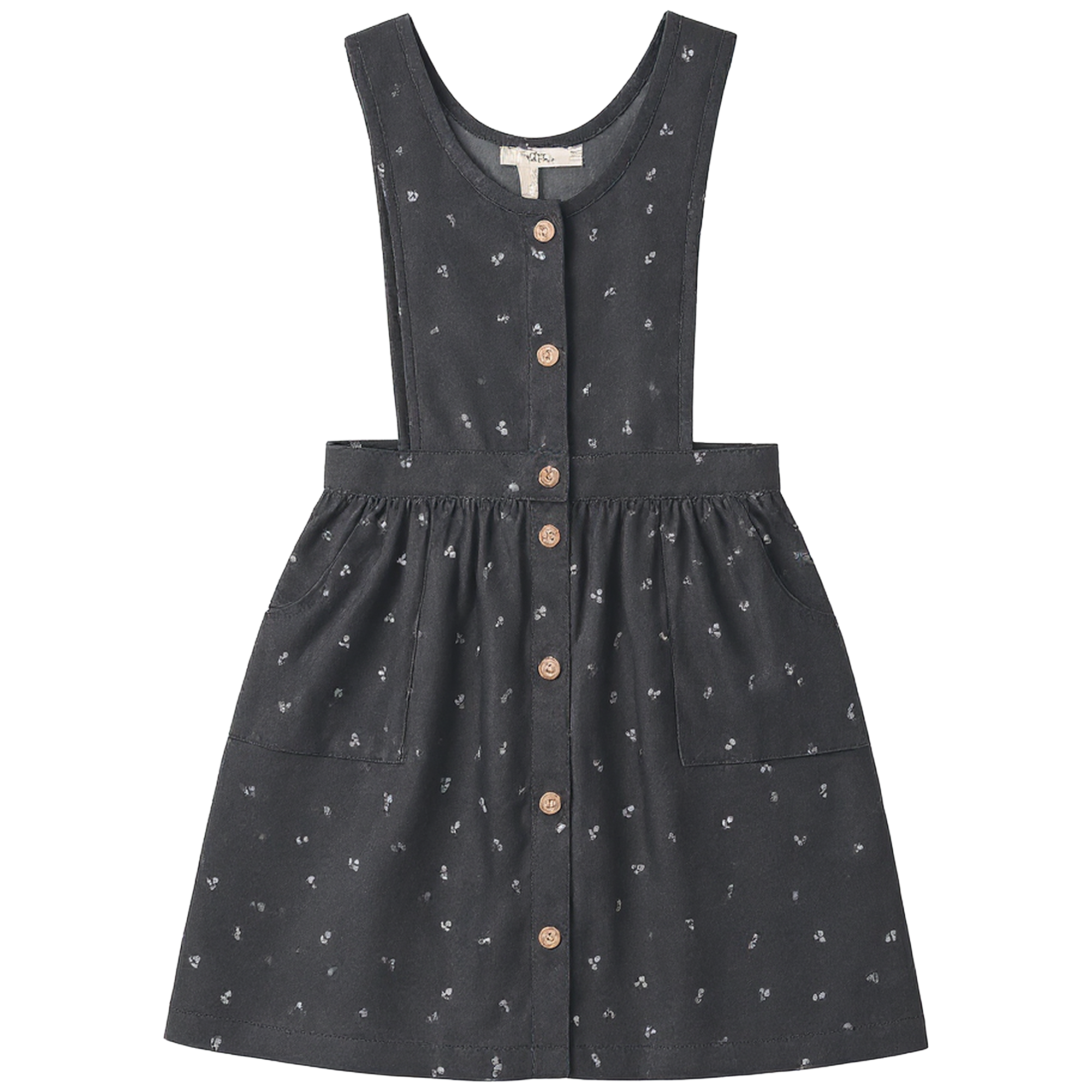 Girls Cherry Woven Denim Jumper