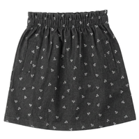 Girls Cherry Woven Denim Skirt