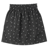 Girls Cherry Woven Denim Skirt
