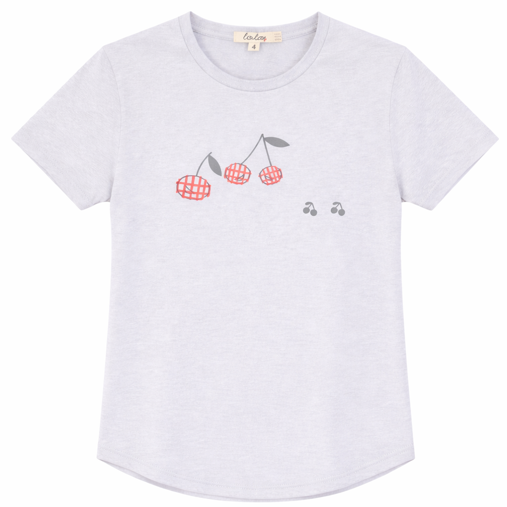 Girls Top Cherry Print